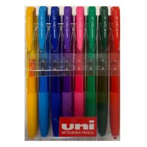 UNI Mitsubishi Pencil Zseléstoll készlet UNI UMN-155N 8 db/készlet (B) szett, 8 darabos zselés tollkészlet, színes - Uni