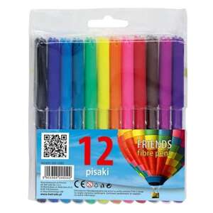 Set de 12 pixuri FRIENDS, pixuri colorate, articole școlare, articole de artă - Instrumente de desen