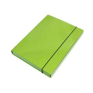 Zöld Füzetbox OPTIMA A4 irattartó gumiszalaggal - Füzetbox