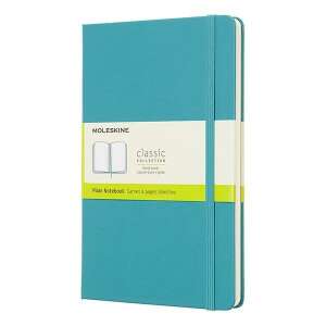 Notes Moleskine Classic Collection, gładki, twarda okładka, turkusowy, rozmiar średni - Notatnik i notes