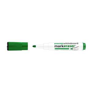 Táblamarker ICO Markeraser mágneses kupakkal törlővel zöld 1-3mm 94833251 