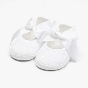 Baba csipke cipő New Baby fehér 0-3 h, vel. 0-3 m 94837164 Puhatalpú cipő, kocsicipő