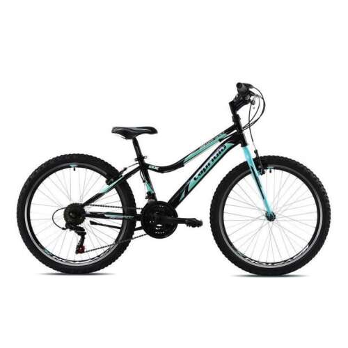 Capriolo DIAVOLO DX 400 FS 24"/18HTgyermek kerékpár fekete-kék 13"