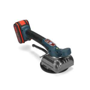 Cordless Tile Vibrator 1000W, 1200r/min, 4.7 inch suction cup, angled view - Sumker