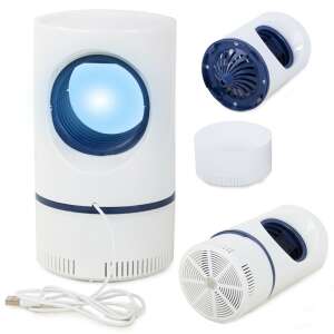 Colaj cu capcană electrică albă pentru țânțari, cu cablu USB și piese demontate - Articole antidăunători