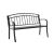 GardenLine Kerti pad bővíthető asztallal - 127 x 53 x 84 cm - Fekete 94838645