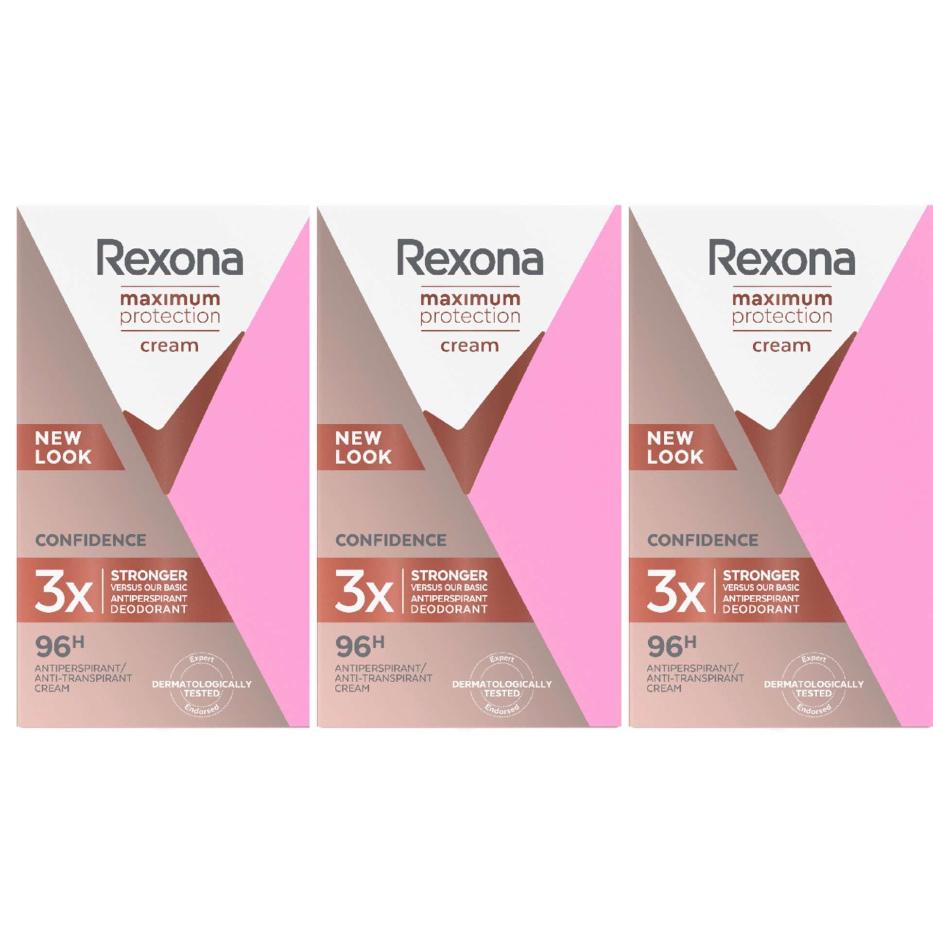 E-shop Rexona Maximum Protection dámske pero Confidence 3x45ml