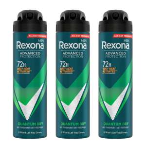 Rexona Men Advanced Protection Dezodorant Quantum Dry 3x150ml