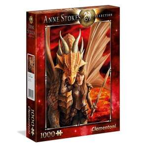 Clementoni Anne Stokes Collection - Inner Strenght 1000db 35718967 Puzzle - Sárkány