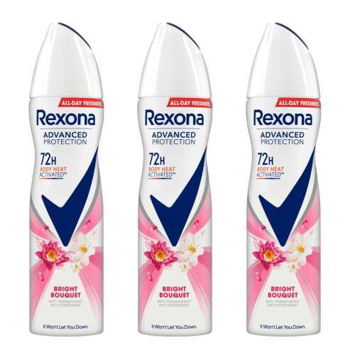 Rexona Advanced Protection dezodorant dla kobiet Bright Bouquet 3x150ml