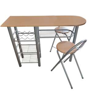Timeless Tools Kitchen Bar Set with 2 Chairs and Table 47989418 - Furniture