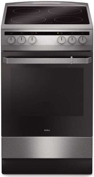 Amica 55352 Elektromos tűzhely, 62L, 4 főzőzóna, Grill, A energiaosztály