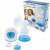 Esperanza Bebita electric breast pump, white and blue, with bottle and accessories, in box