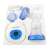 Esperanza Bebita electric breast pump, white and blue, with bottle and accessories, in packaging