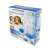 Esperanza Bebita electric breast pump, white and blue, with bottle and accessories, in box