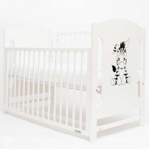 Gyerek kiságy New Baby MIA Zebra leengedhető oldalráccsal fehér 94856424 Kiságyak, bölcsők