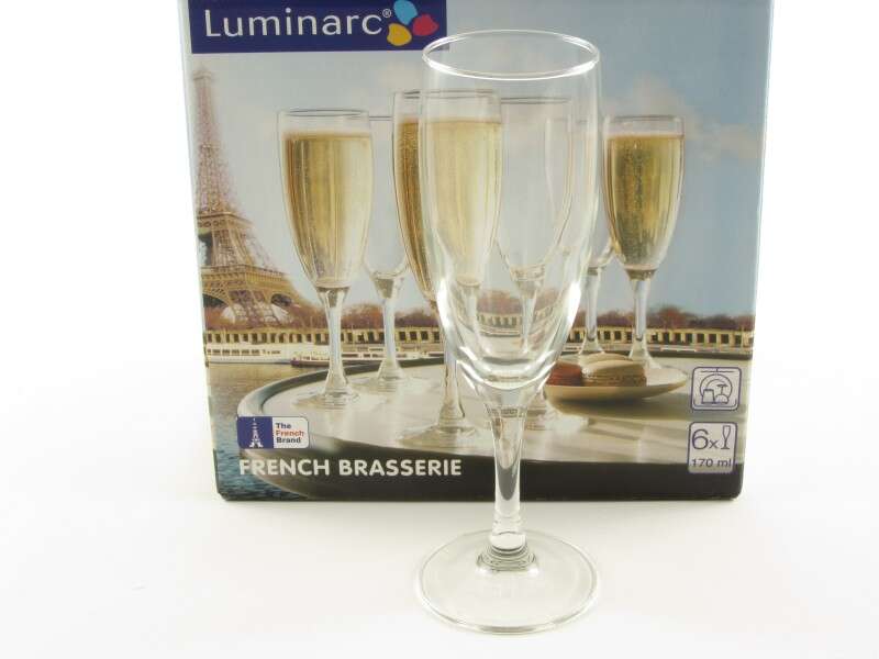 Talpas pezsgős pohár készlet 6 x 17 cl