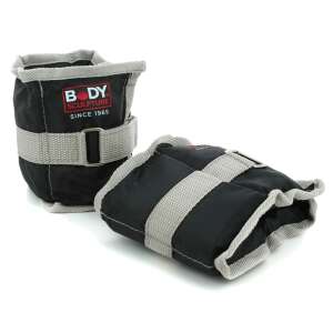 Тежести за глезени и китки Body Sculpture, 2 x 1,15 kg, черно и сиво - Обучение вкъщи