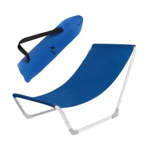 Malatec folding beach chair with carrying bag, blue - Sun Lounger & Deck Chair