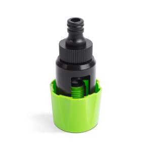Green and black universal hose connector for faucet - Connector and Accessory
