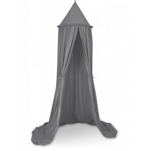 BabyLion Prémium Royal sötétszürke baldachin babaágyhoz vagy játszósarokhoz - Baldachin