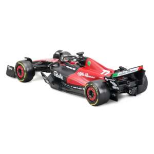 Bburago 1/43 méretarányú Alfa Romeo Stake C43 #77 Formula 1 versenyautó, Valtteri Bottas pilóta - Bburago