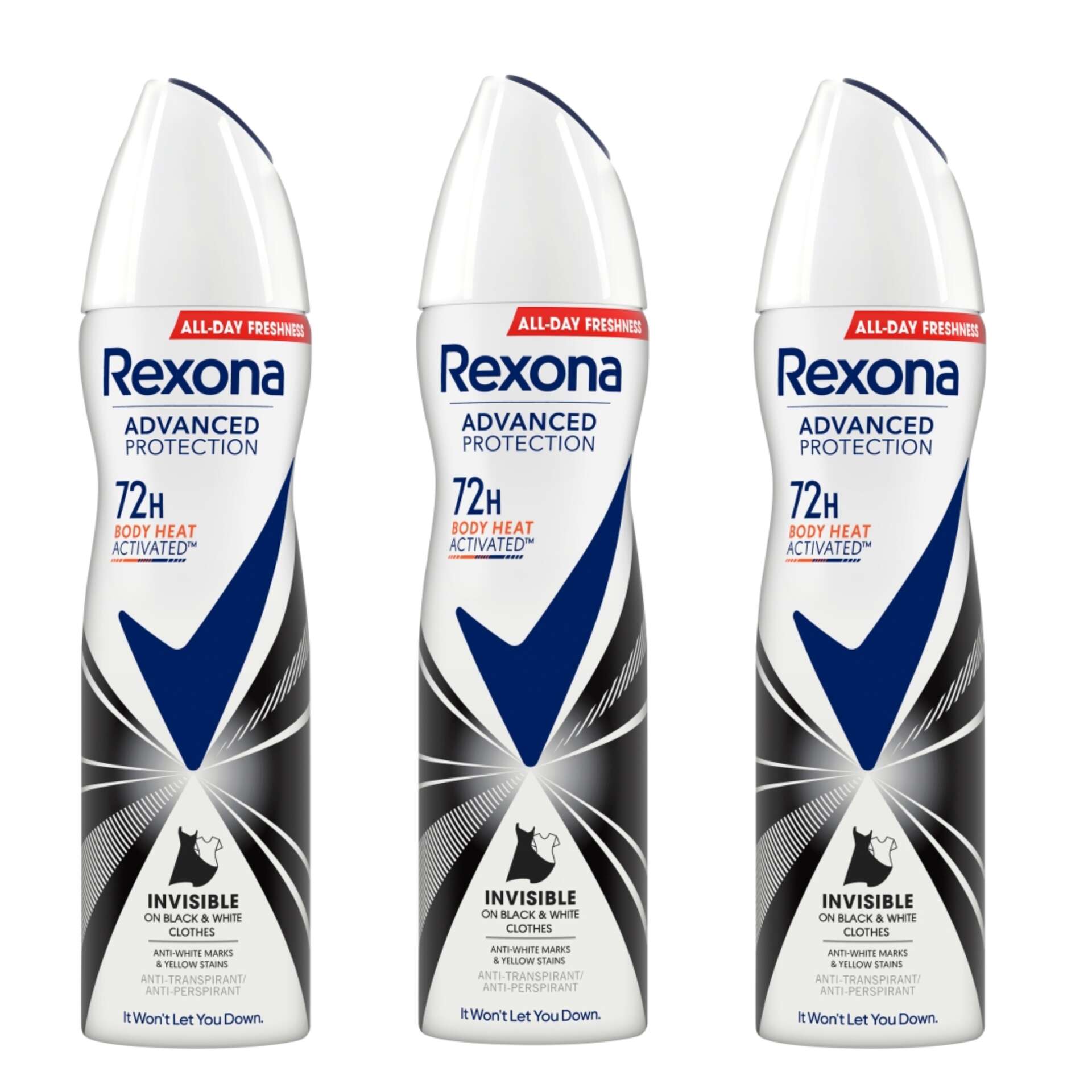 E-shop Rexona Advanced Protection Invisible dámsky dezodorant Black &amp...