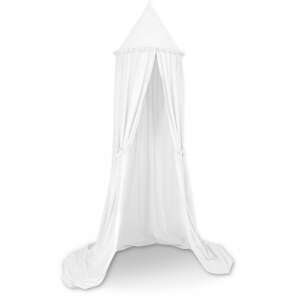 Fehér BabyLion Prémium Royal baldachin babaágyhoz, játszó sátor, gyerekszoba dekoráció - Baldachin