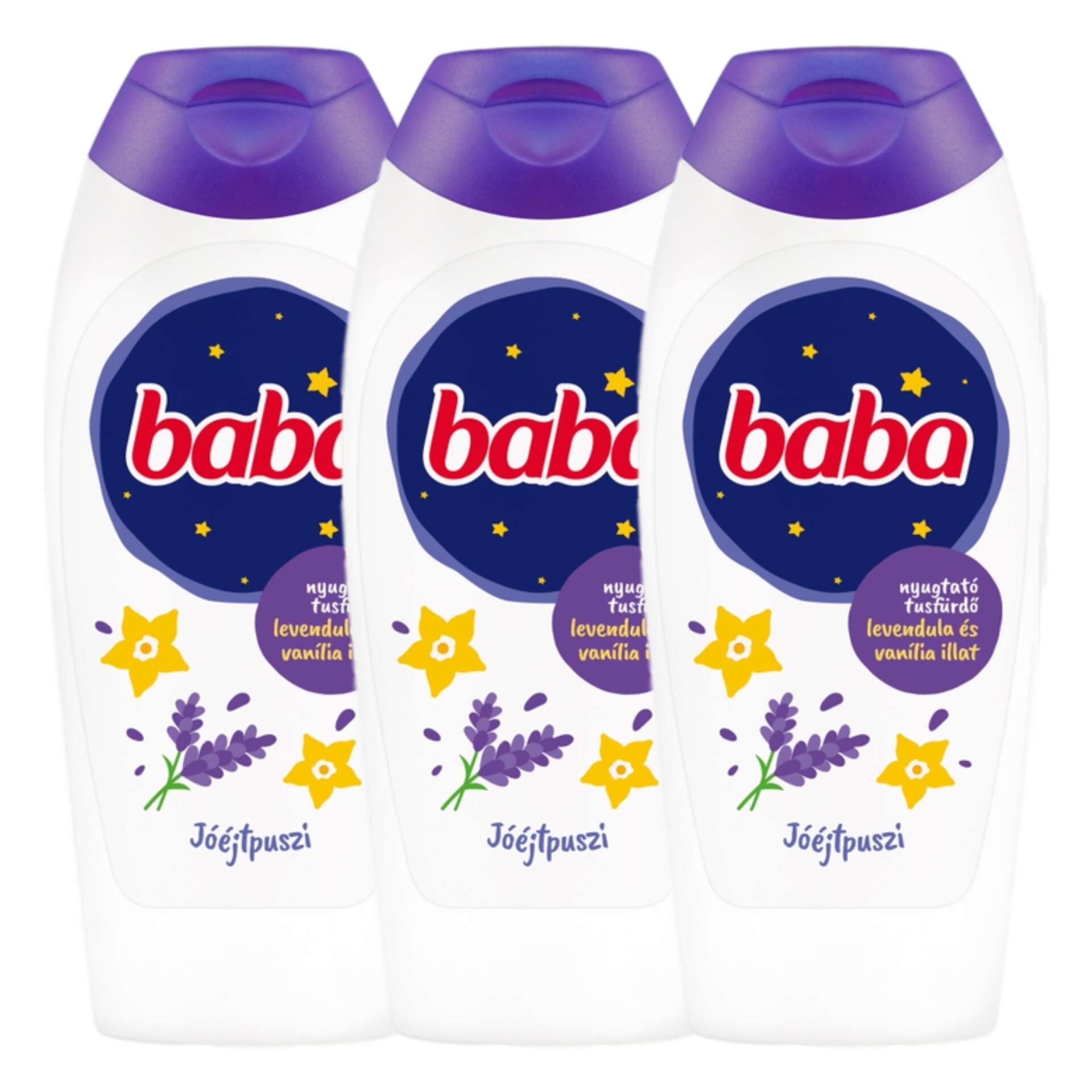 E-shop Baba Sprchový Gél Levanduľa a Vanilka 3x400ml + Darček Baba Rozpr...