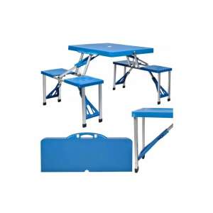Foldable Portable Camping Set, Camping Table and 4 Chairs, 82x82x68 cm