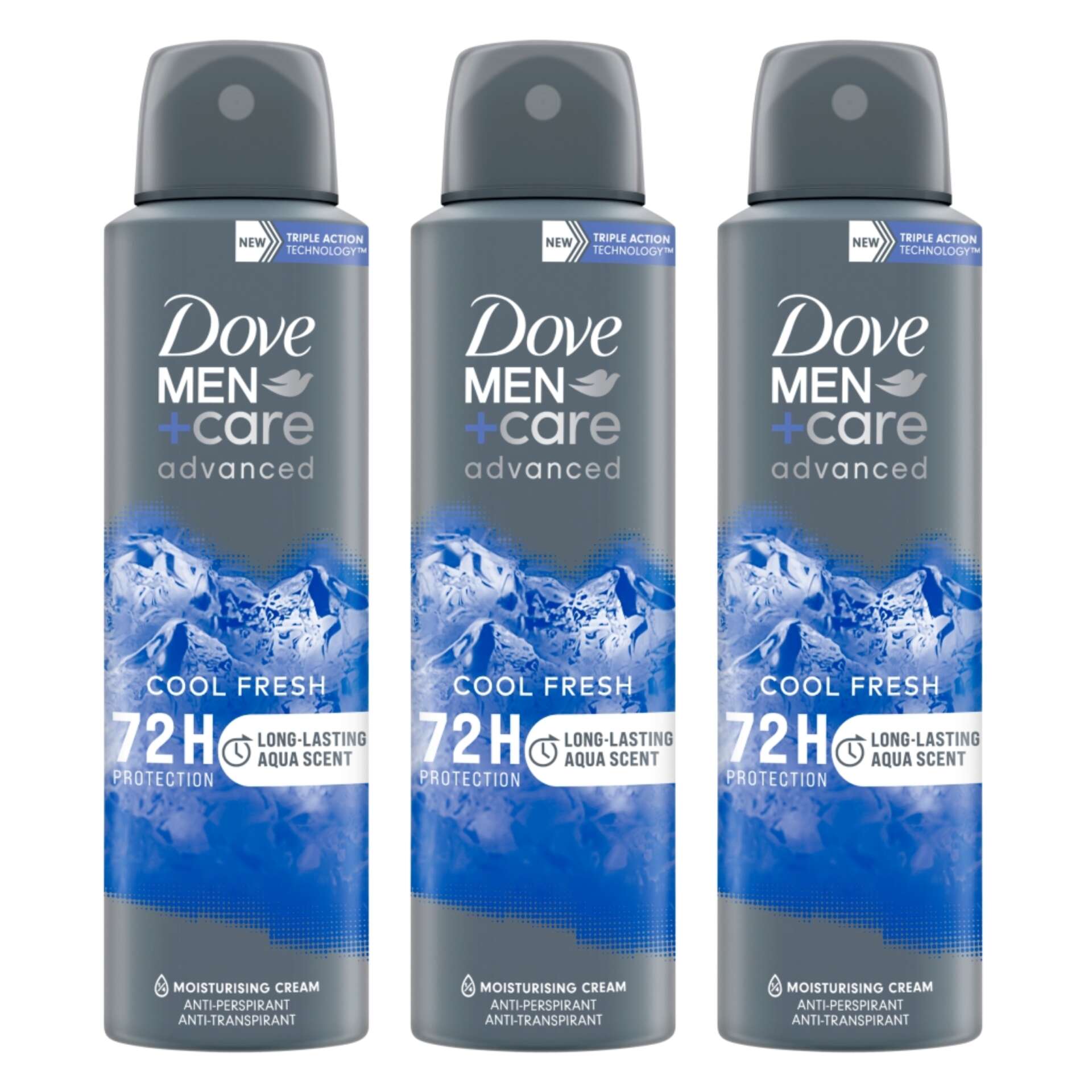 E-shop Dove Men+Care Advanced pánsky dezodorant Cool Fresh 3x150ml