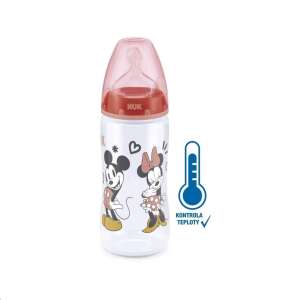 Baba tanuló itatópohár NUK Disney Mickey hőmérséklet jelzővel 300 ml piros 94883781 Itatópohár, pohár