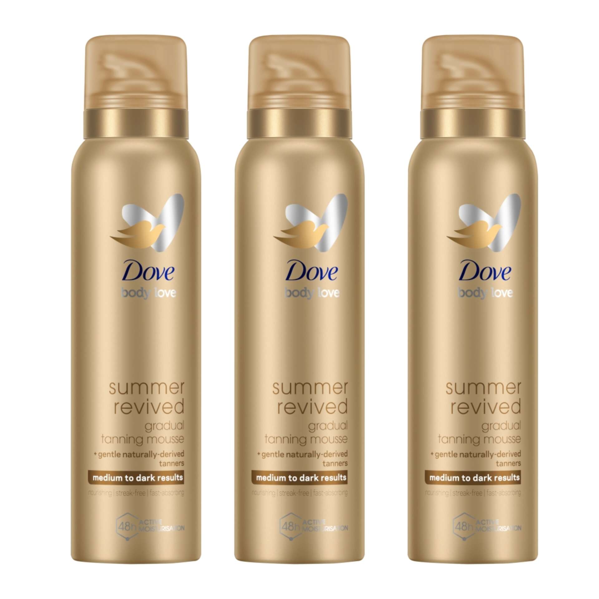E-shop Dove Summer Revived Samoopaľovací PENA pre stredne až tmavý odtie...