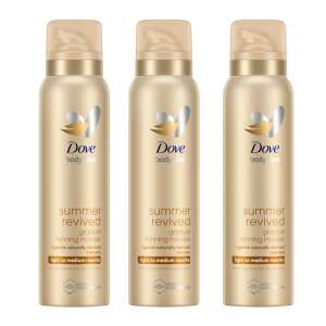 Dove Summer Revived Postupný Samoopaľovací Penový Sprej 3-balenie pre Svetlú až Stredne Tmavú Pokožku, 3 x 150ml - Dove