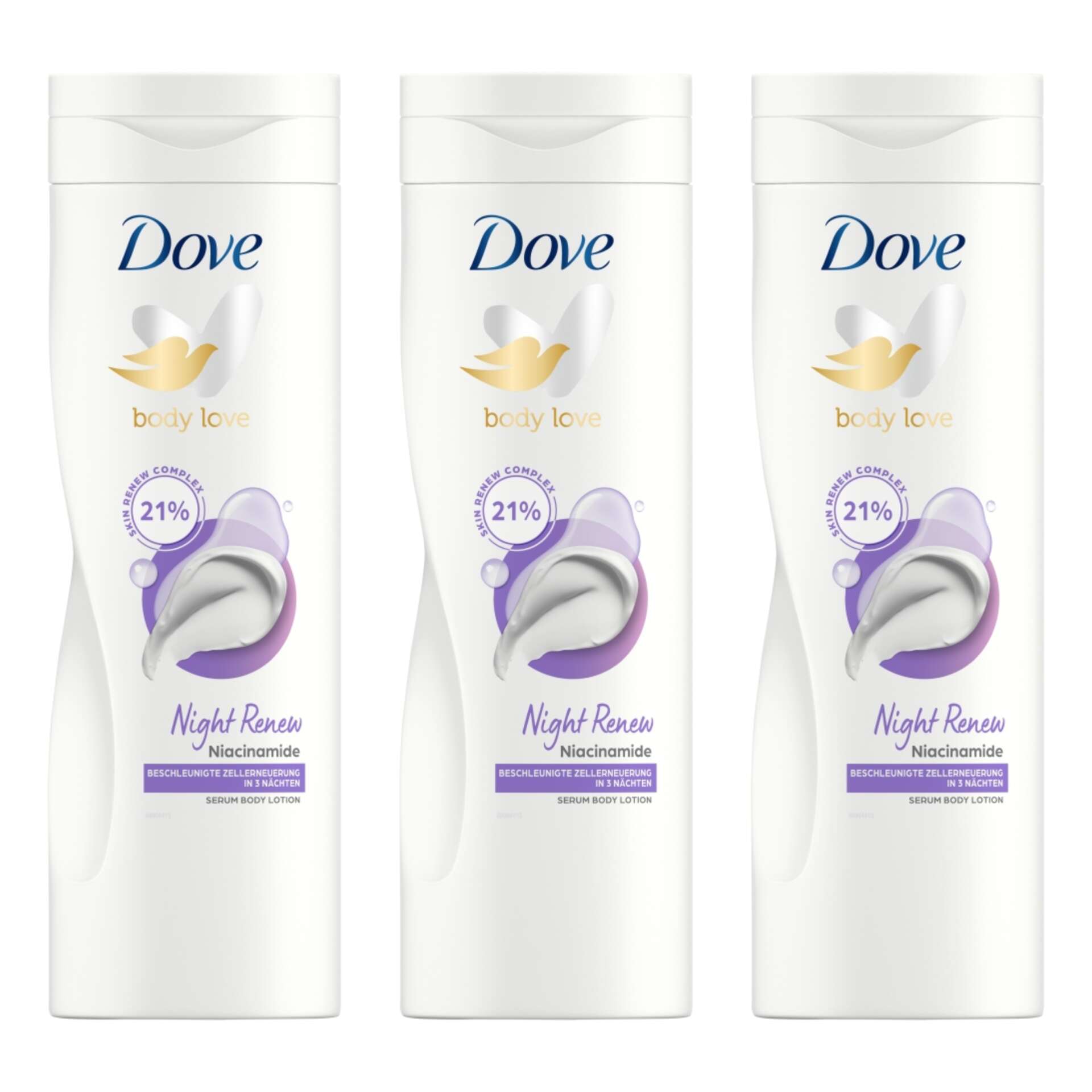 E-shop Dove Night Renew telové mlieko 3x400ml