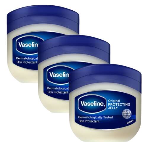 Vaselină Originală Gel de Protecție, 3x50ml, pachet de 3, testat dermatologic pentru protecția pielii