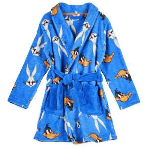 DISNEY Looney Tunes Bugs Bunny és Daffy Duck gyerek köntös kék színben - Gyerek köntös