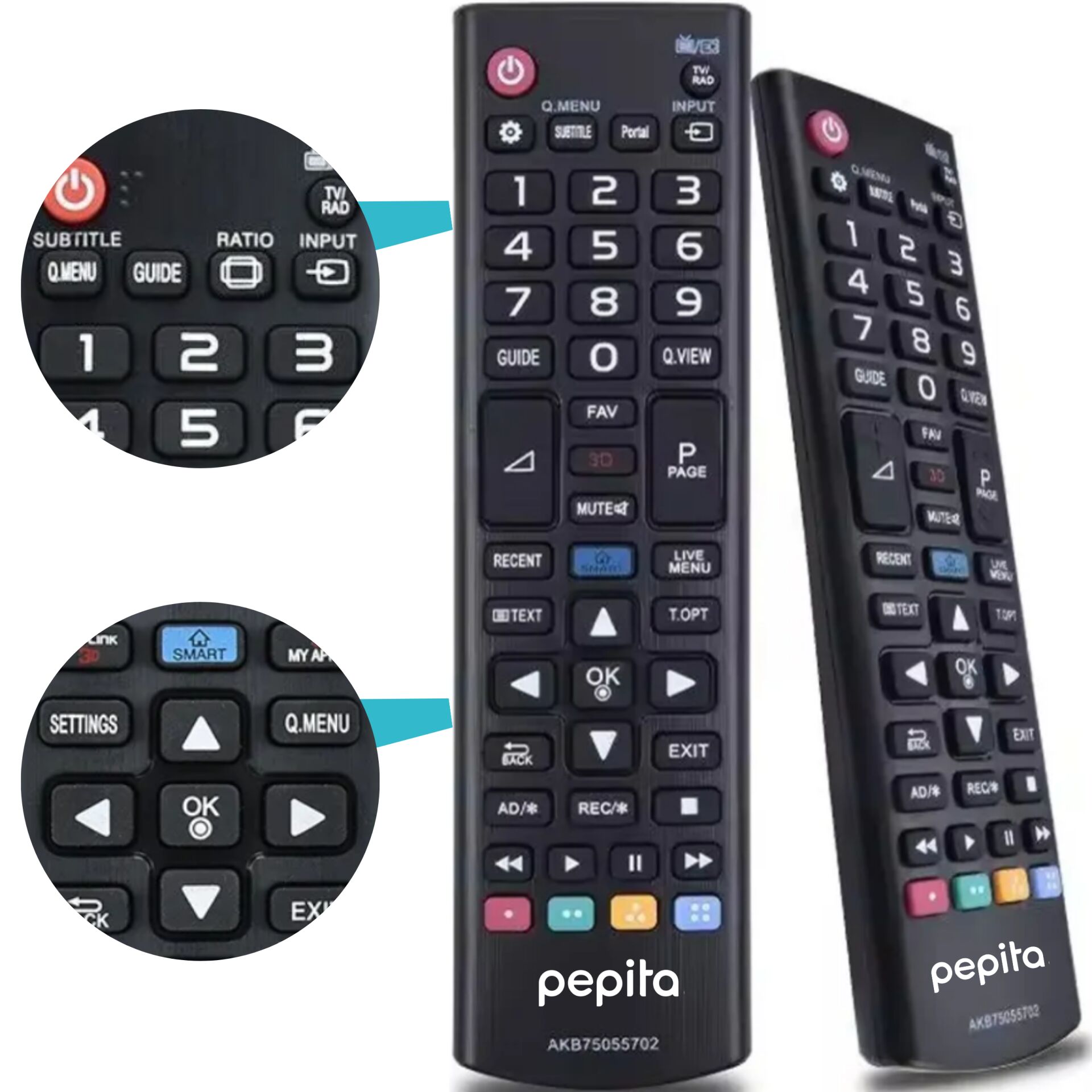 E-shop Pepita Diaľkový ovládač LG Universal Smart TV AKB75055702