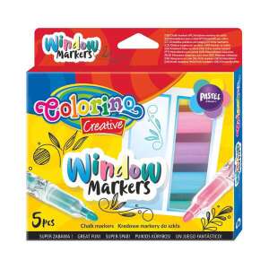 Colorino Creative Pastell ablakfestő filctoll - 5 darabos 94885103 