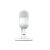 Közelkép a Razer Seiren V3 Mini fehér mikrofonról