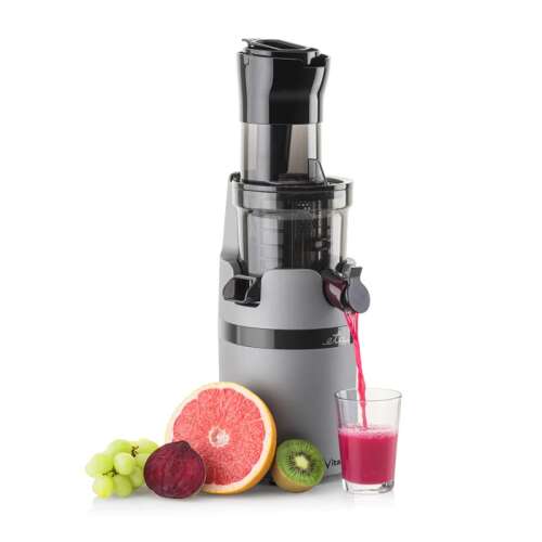 ETA Vitalic 4032 Slow-Juicer, schwarz und grau, zum Entsaften von Obst und Gemüse