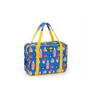 Gio'Style Evo Kleine Kühltasche - Blau mit Muster - Lebensmittel- & Getränkebehälter