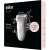 Braun Silk-épil 7 epilator, white and pink, in box, with water drops