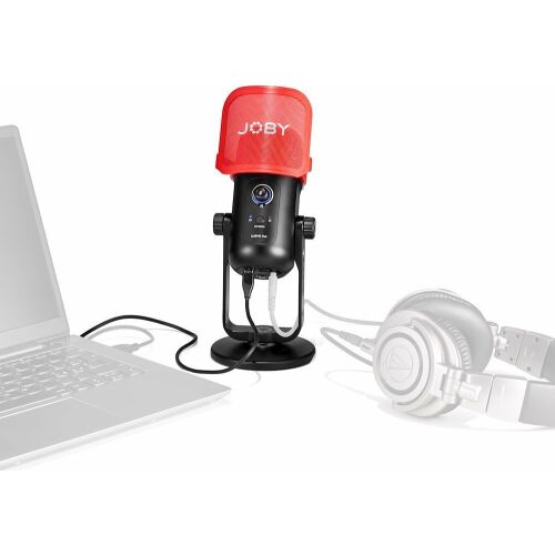 Mikrofon USB JOBY Wavo POD do podcastów i streamingu z filtrem pop