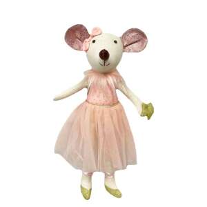 Figurină de pluș Tulilo Karolina, 33 cm, rochie roz, balerină, jucărie de pluș - Tulilo