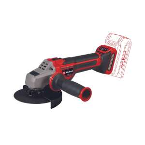 Şlefuitor unghiular cu acumulator Einhell TP-AG 18/125 CE Q Li Solo, roșu și negru, fără acumulator și încărcător - Einhell