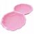 Maxi-Muschel-Sandkasten aus Kunststoff, rosa, 2-teilig 140146294