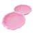 Maxi-Muschel-Sandkasten aus Kunststoff, rosa, 2-teilig 140146294