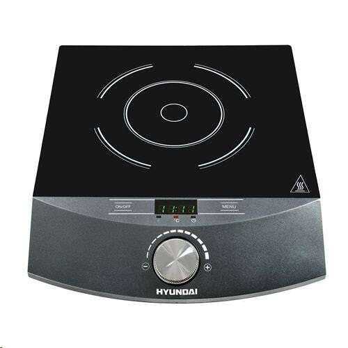 Hyundai IND133 portable induction cooktop with LED display and timer