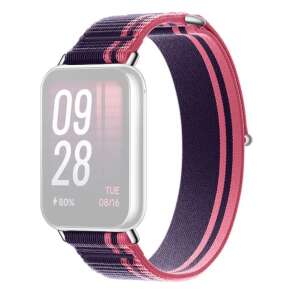 Каишка Xiaomi Smart Band 8 Pro от найлон, лилава и розова, 140-200 mm - Каишка за умен часовник
